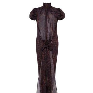 SIEDRÉS • Siena Checkered Chiffon Dress RESORT 2026 SOLD OUT